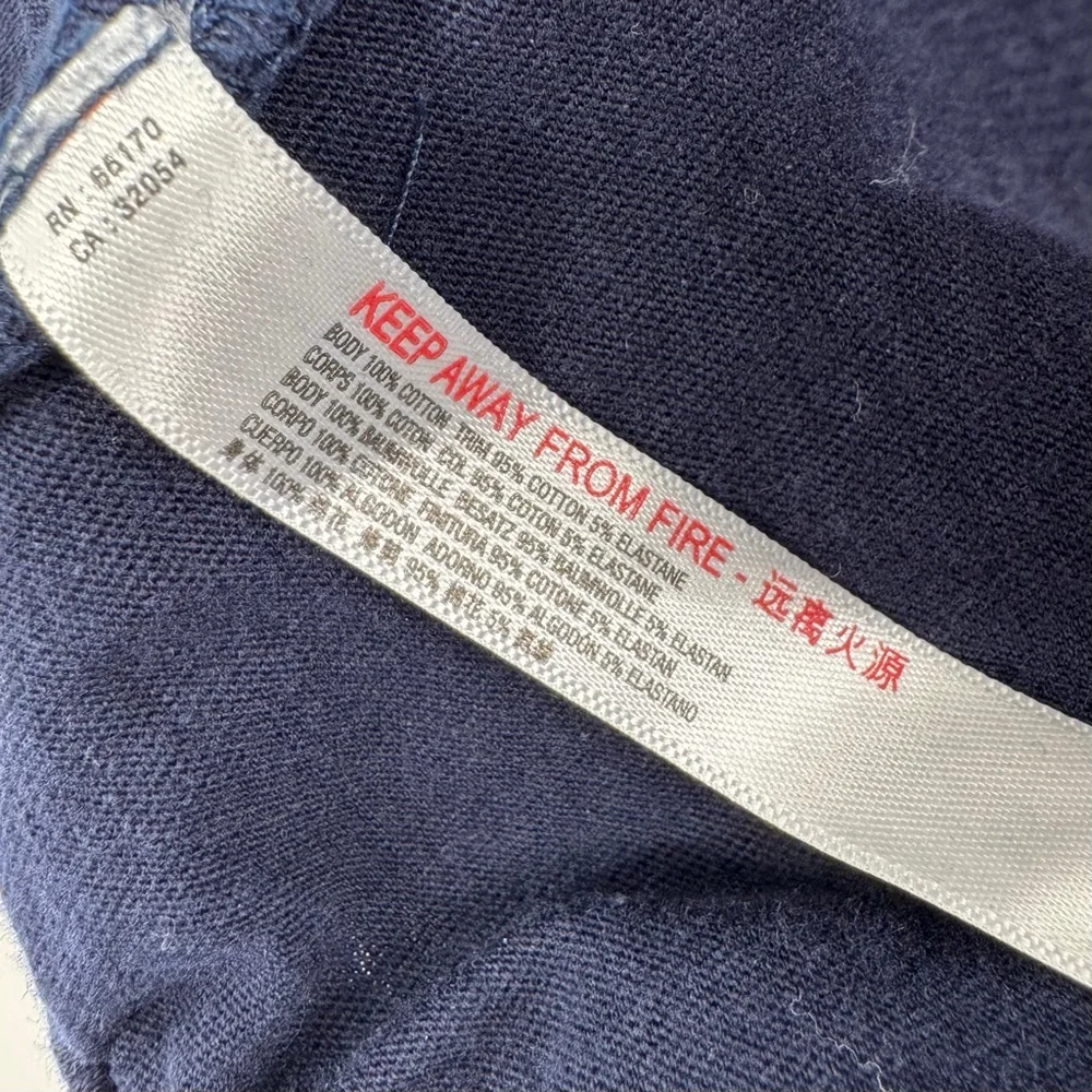 Free People Barrel Wide Leg Joggers M 100% Cotton Blue Colorblock - Picture 3 of 10